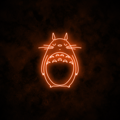 "Totoro" Neon Sign