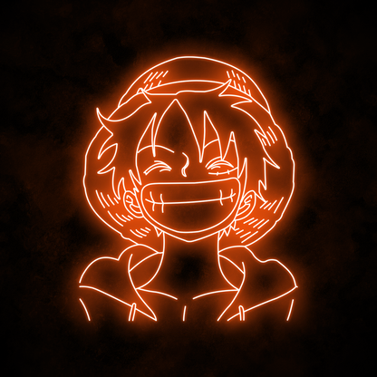 "Luffy" Neon Sign