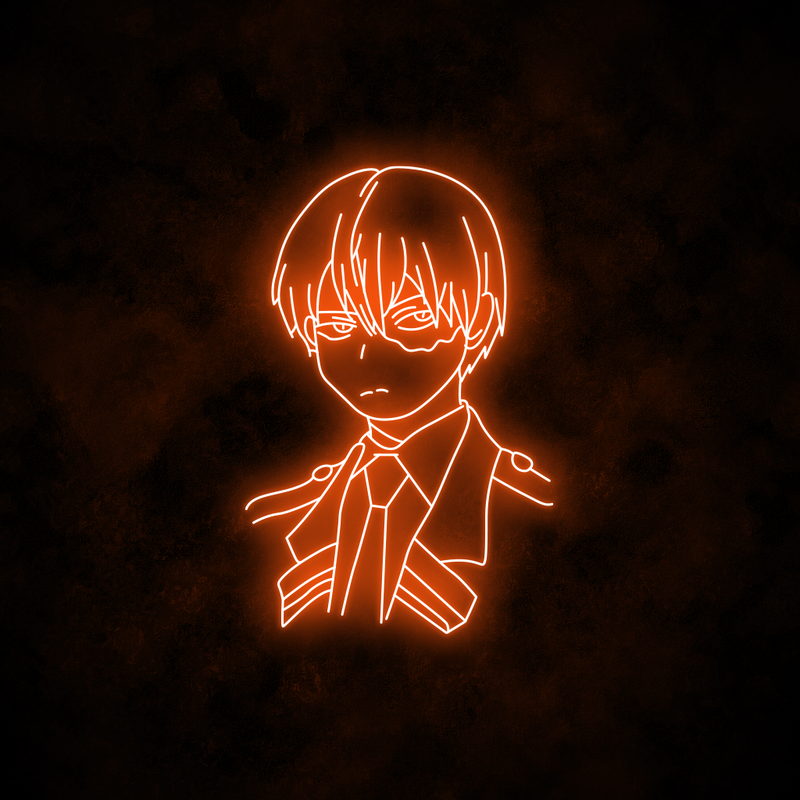 "Todoroki" Neon Sign