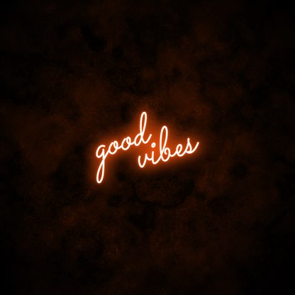 "Good Vibes" Neon Sign