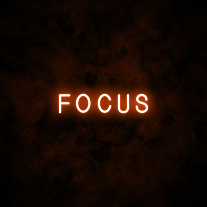 "FOCUS" Neon Sign