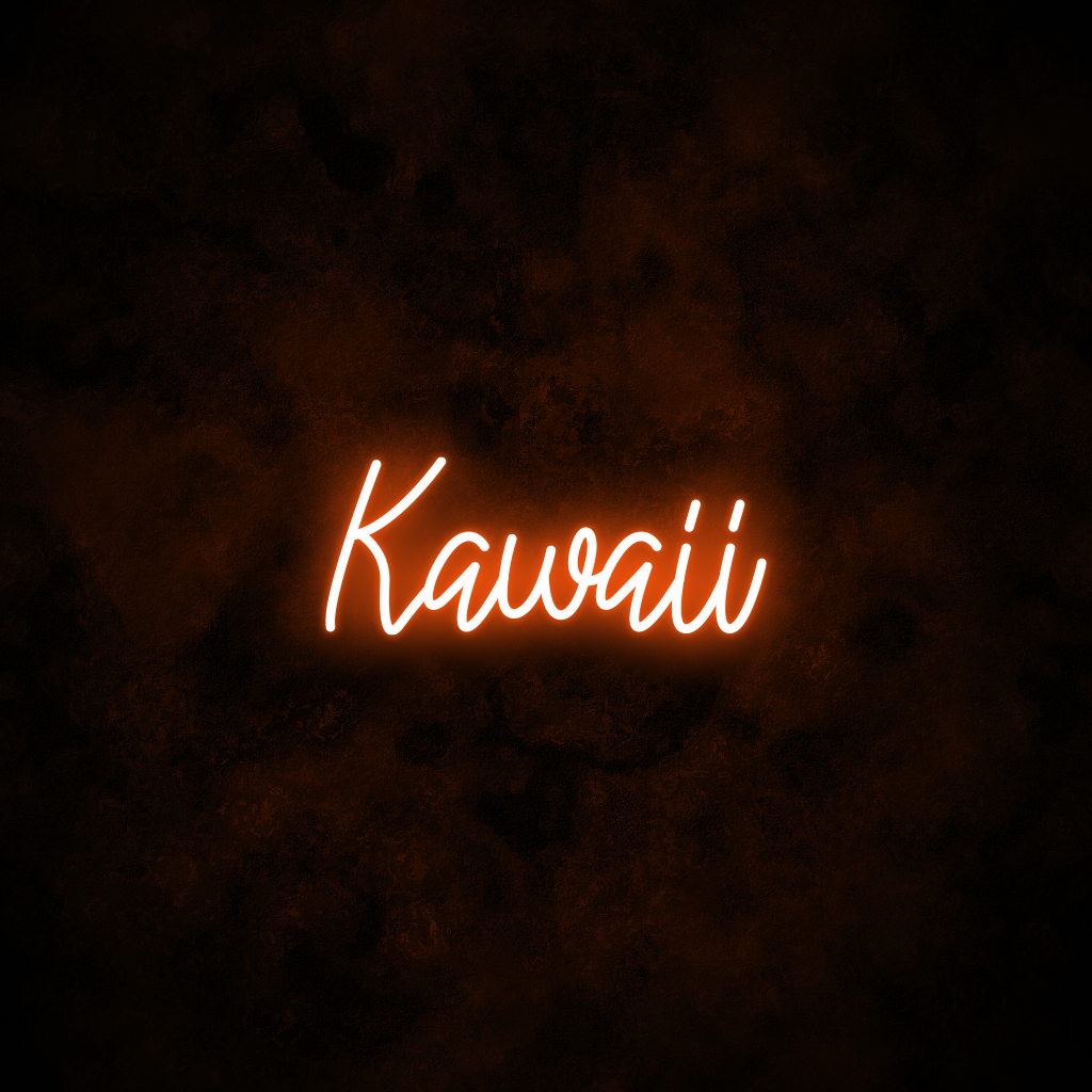 "Kawaii" Neon Sign