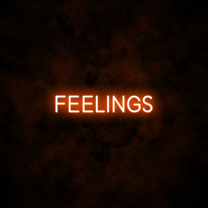 "FEELINGS" Neon Sign