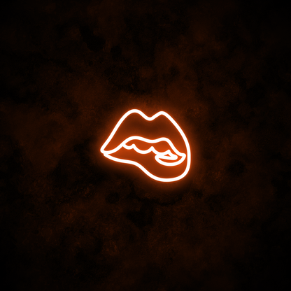 "Lips" Neon Sign