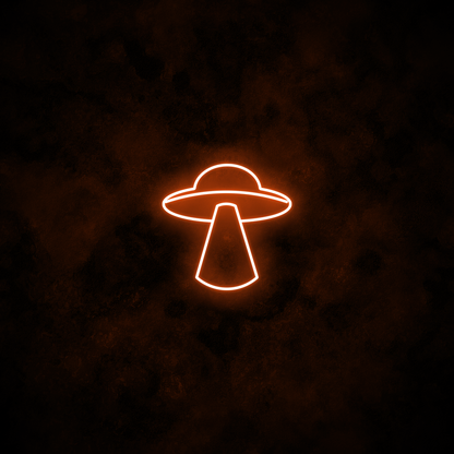 "UFO" Neon Sign
