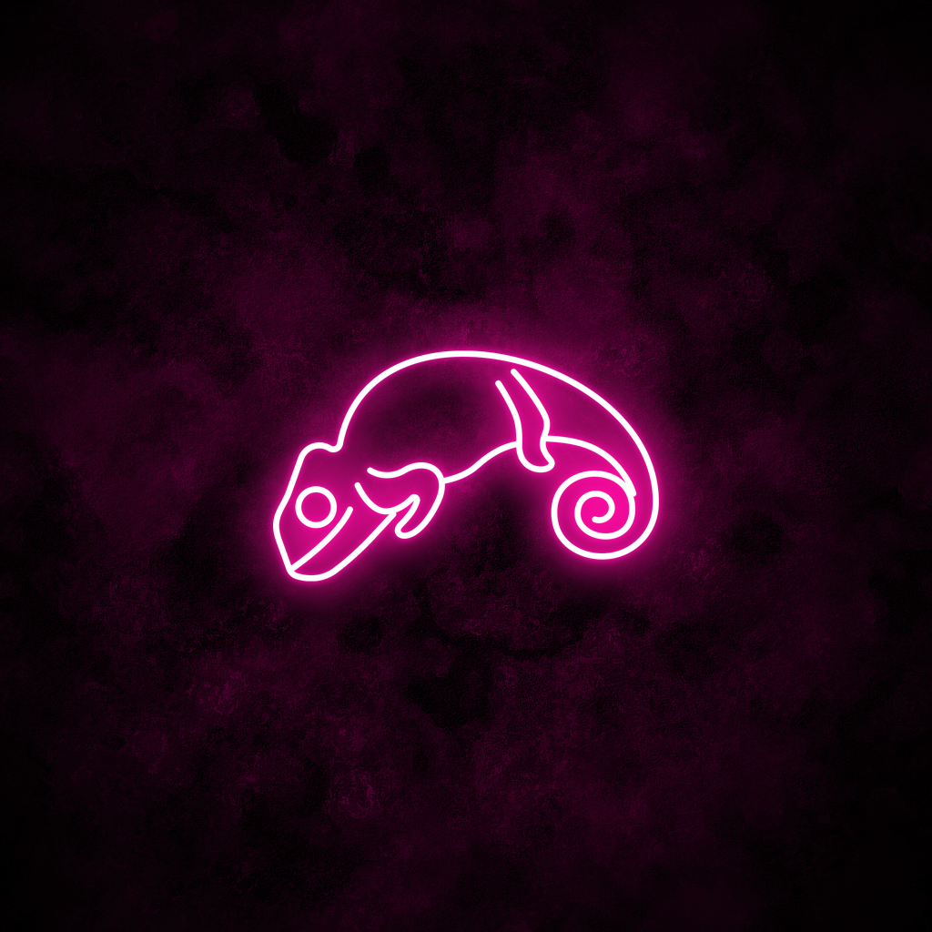 "Chameleon" Neon Sign