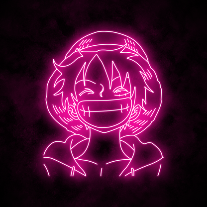 "Luffy" Neon Sign