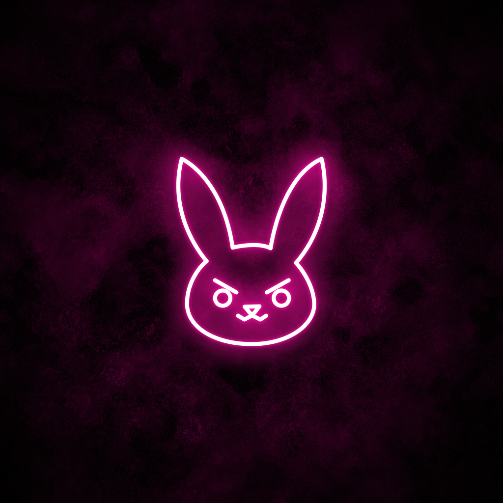 "D.Va Bunny" Neon Sign