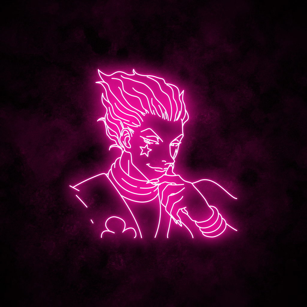 "Hisoka" Neon Sign