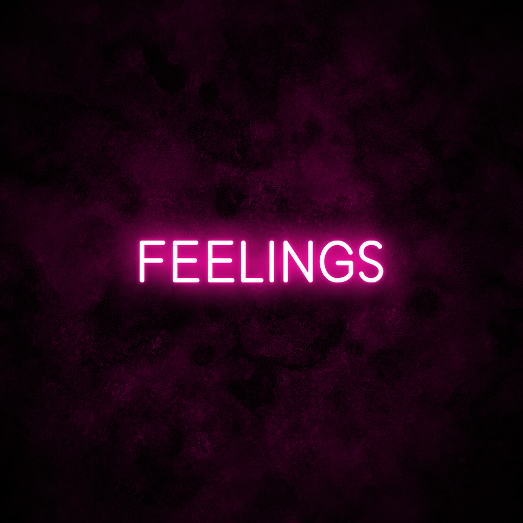 "FEELINGS" Neon Sign
