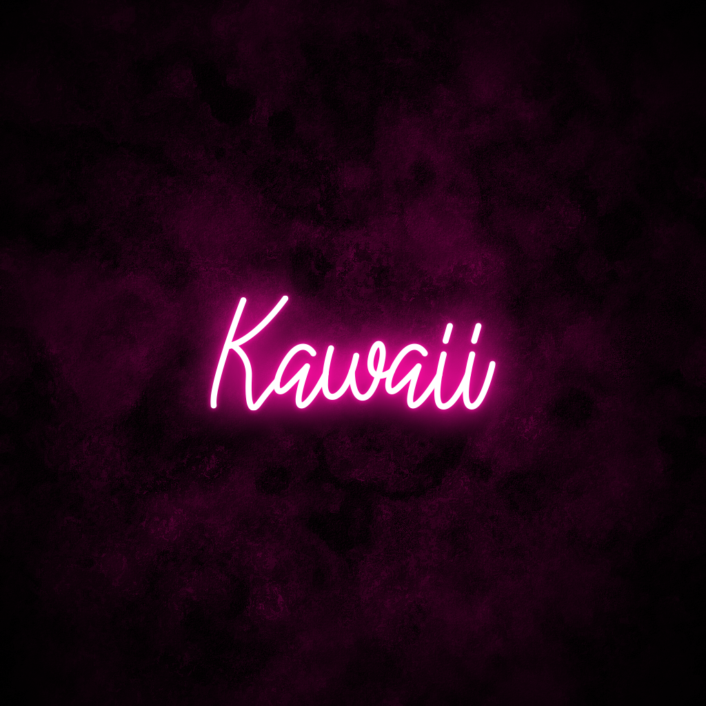 "Kawaii" Neon Sign