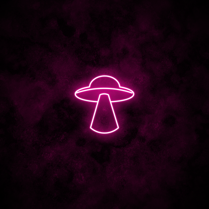 "UFO" Neon Sign