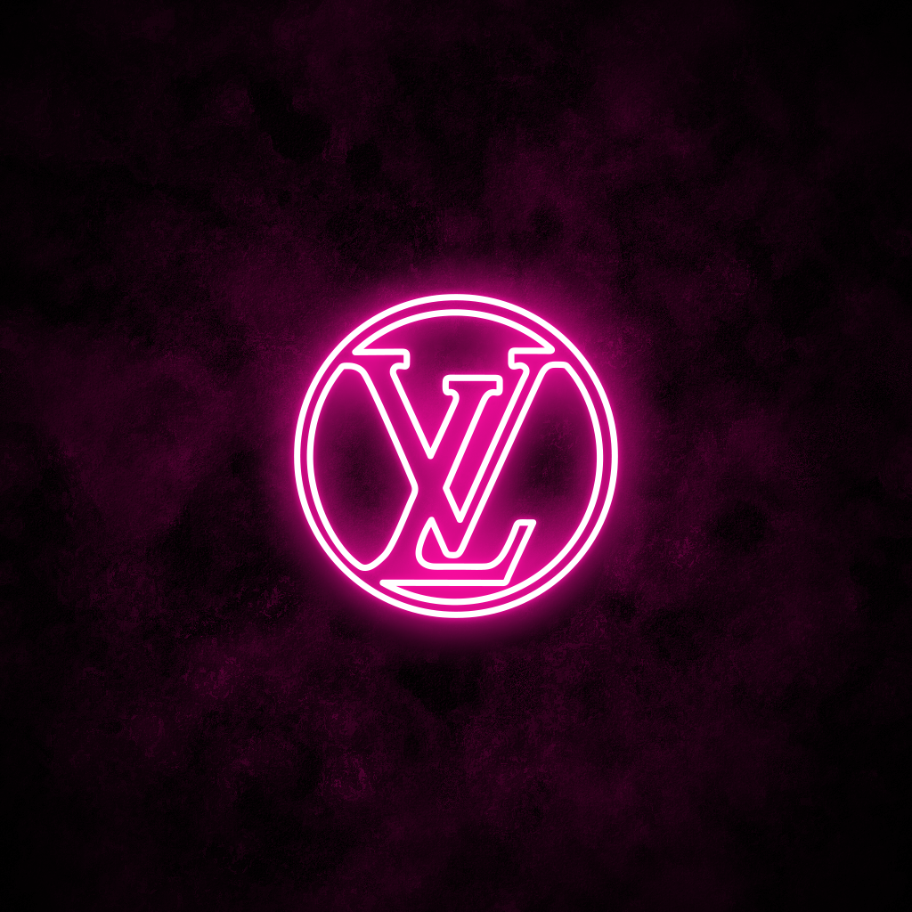 "Louis Vuitton" Neon Sign