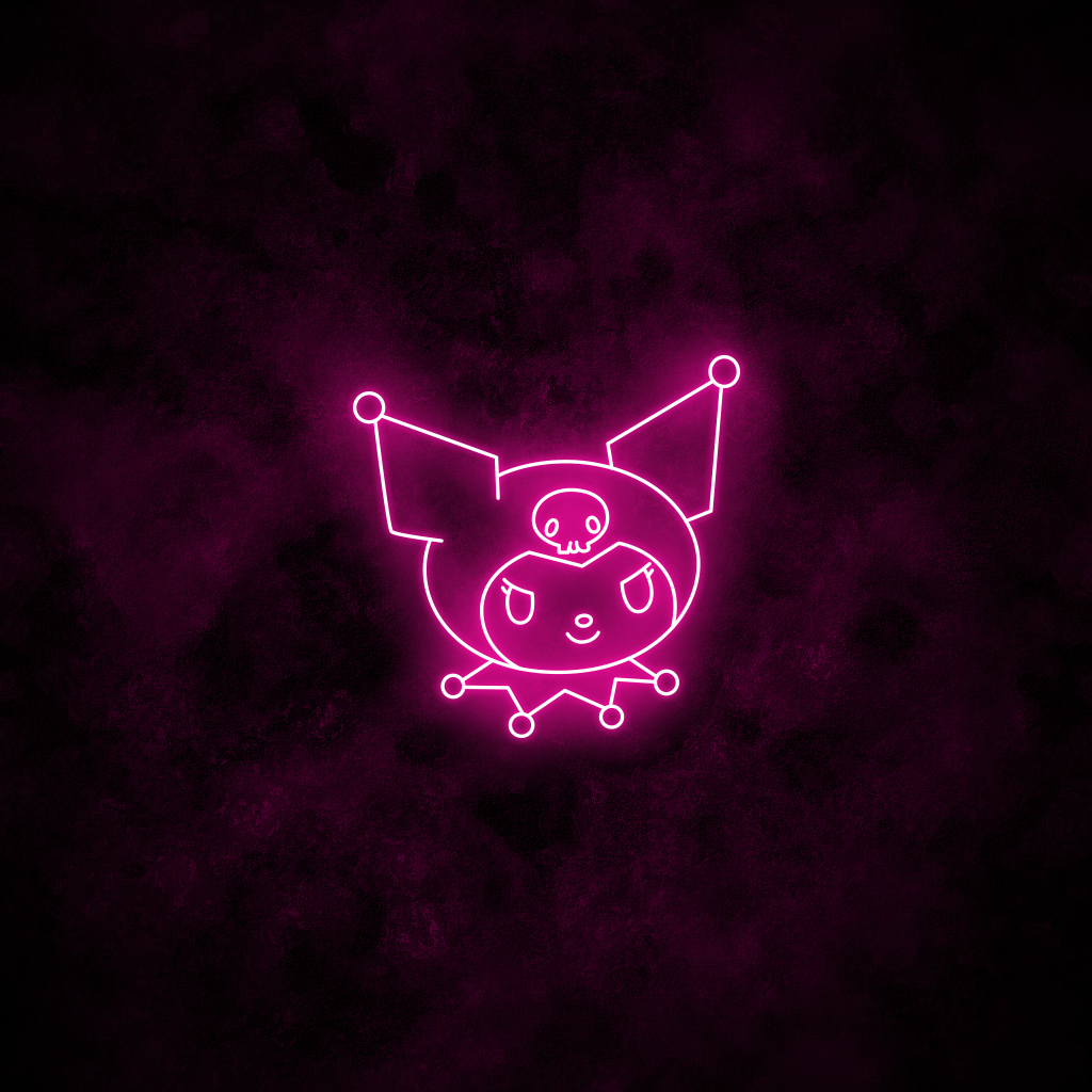 "Kuromi" Neon Sign