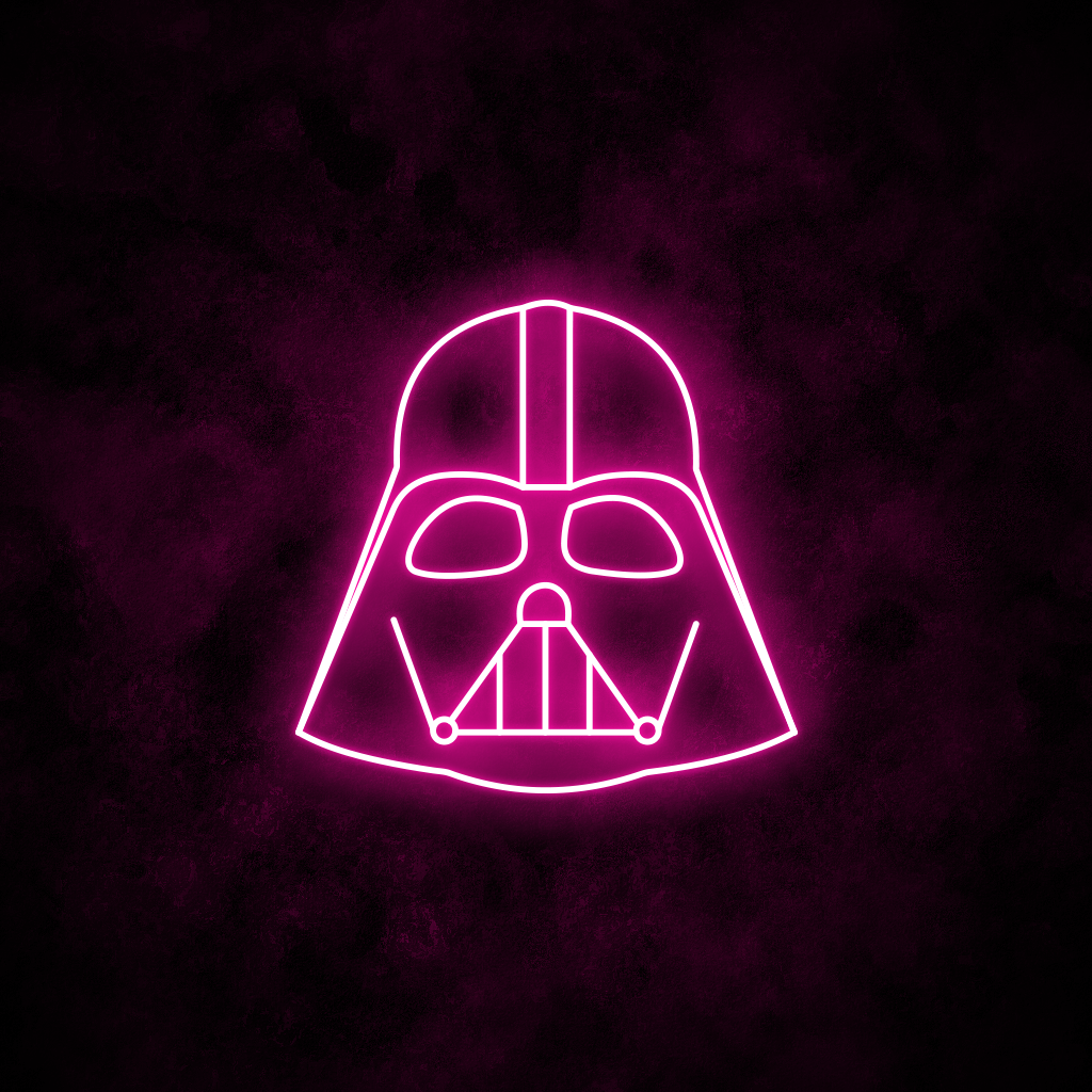 "Darth Vader" Neon Sign