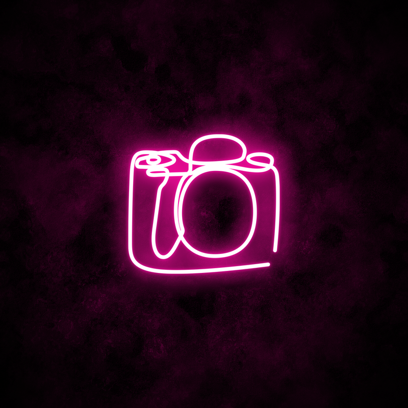 "Camera" Neon Sign
