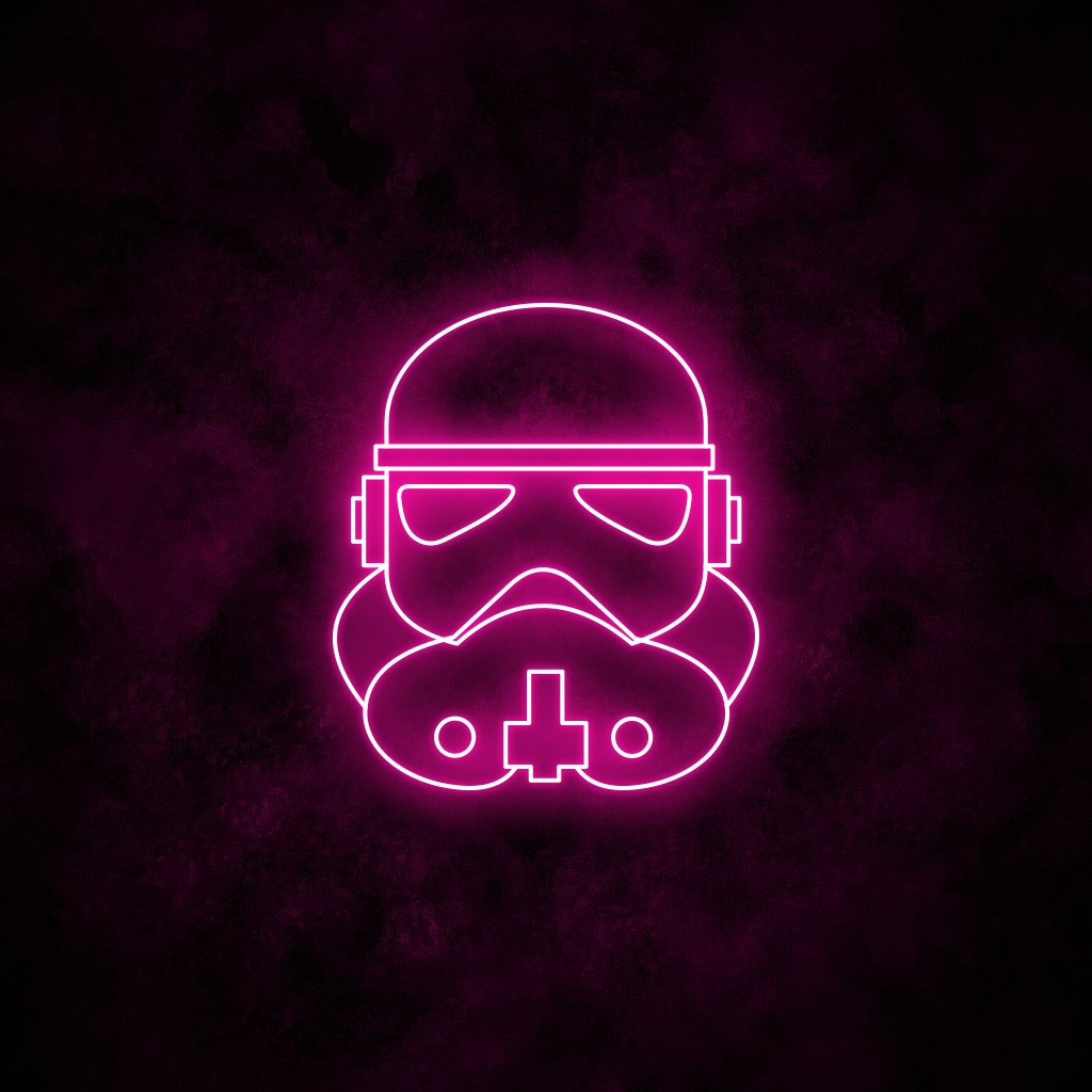 "Stormtrooper" Neon Sign