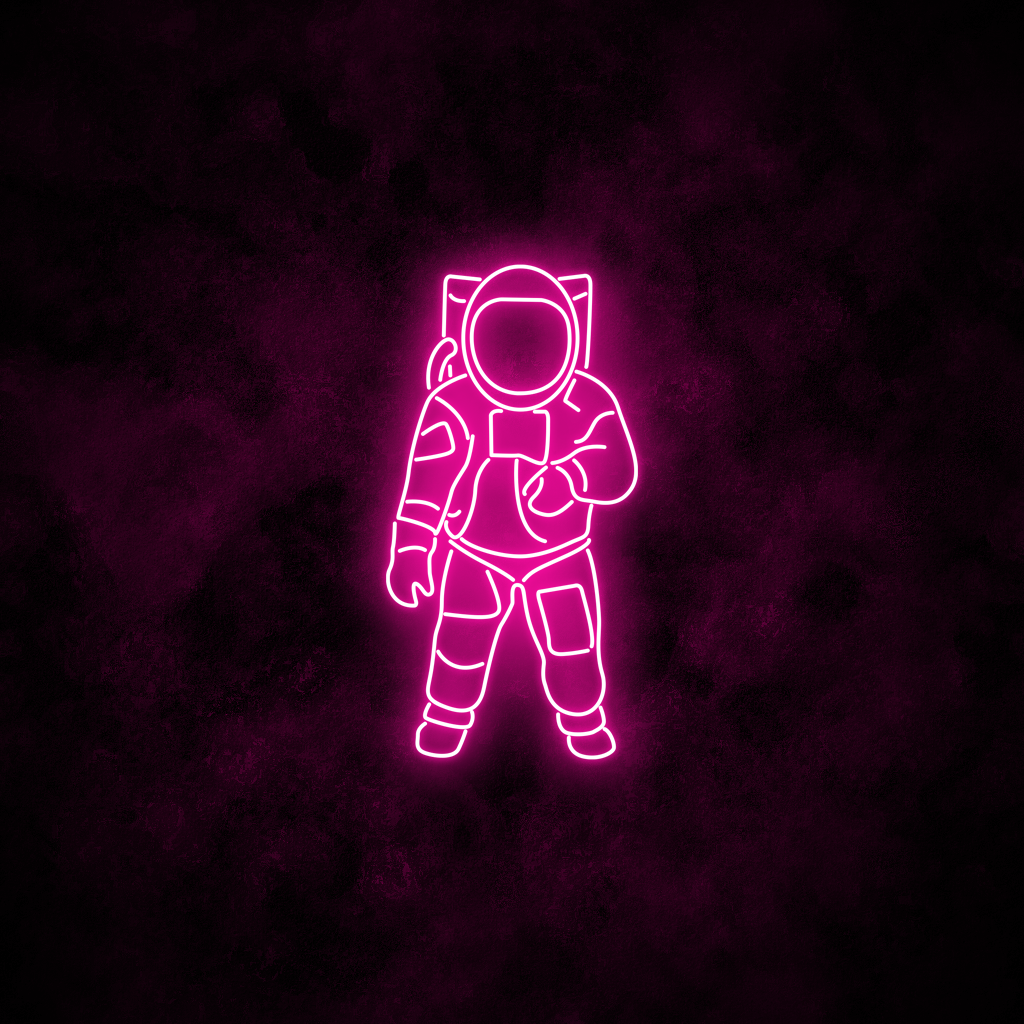 "Astronaut" Neon Sign