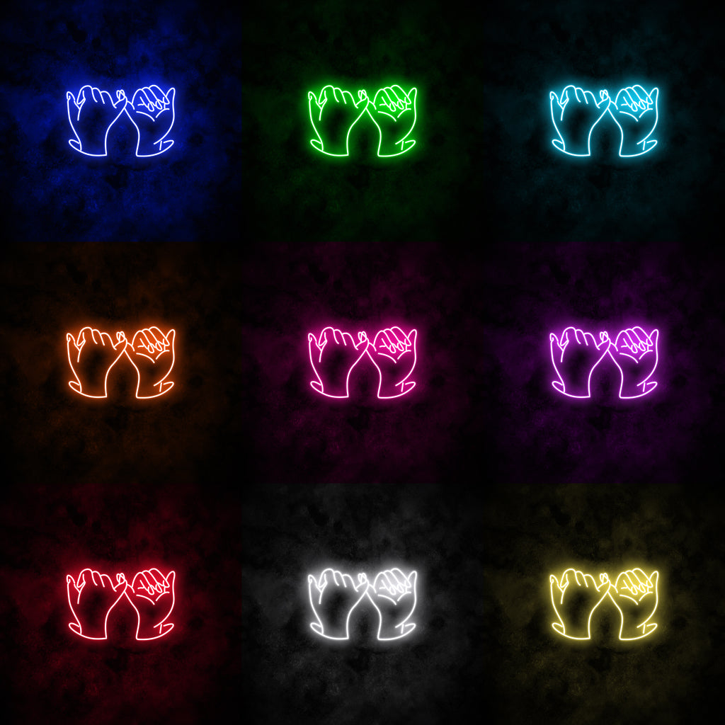 "Pinky Promise" Neon Sign