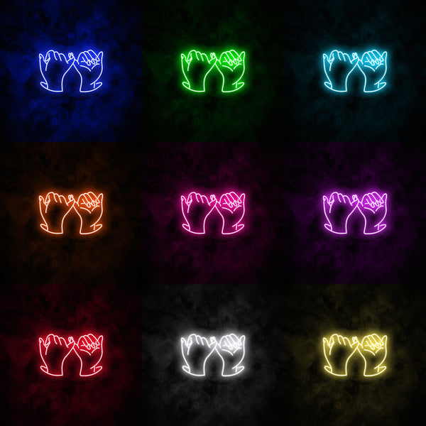 "Pinky Promise" Neon Sign
