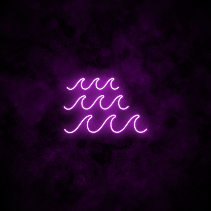 "Wave" Neon Sign