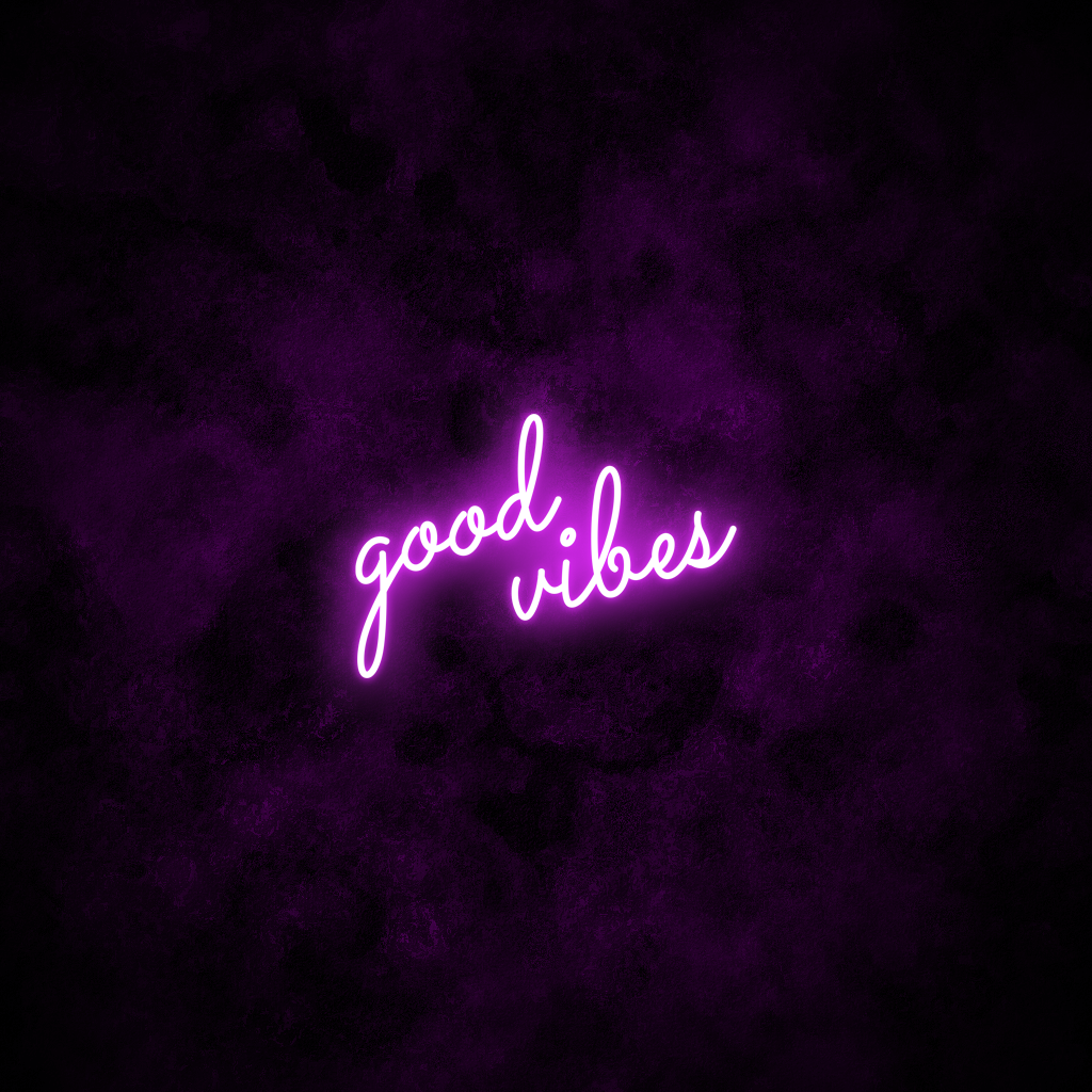"Good Vibes" Neon Sign