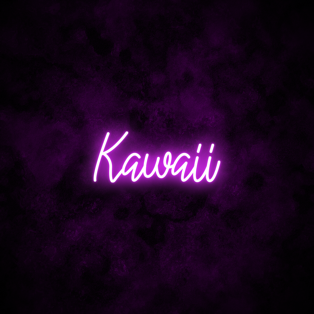 "Kawaii" Neon Sign
