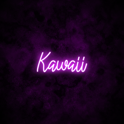 "Kawaii" Neon Sign