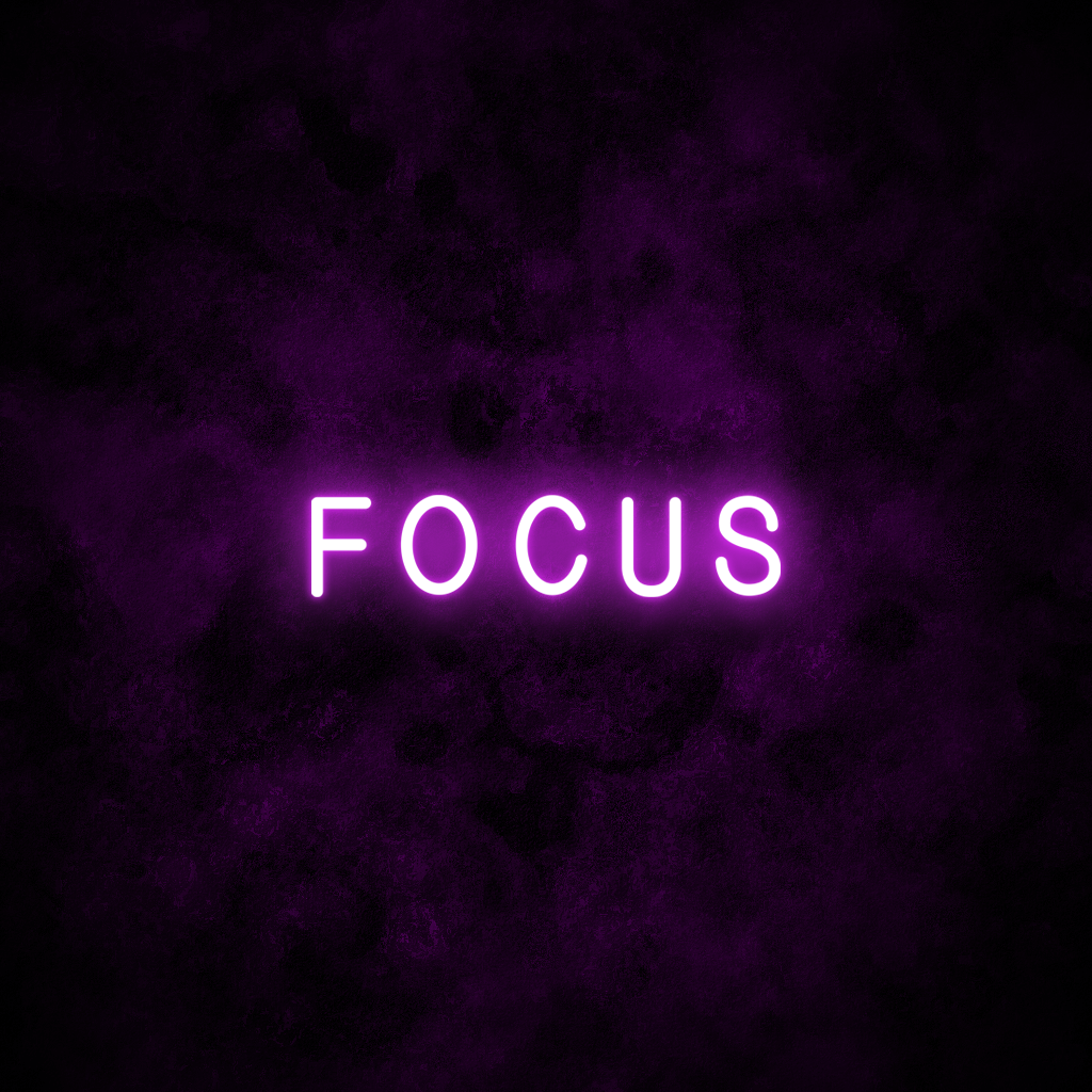 "FOCUS" Neon Sign