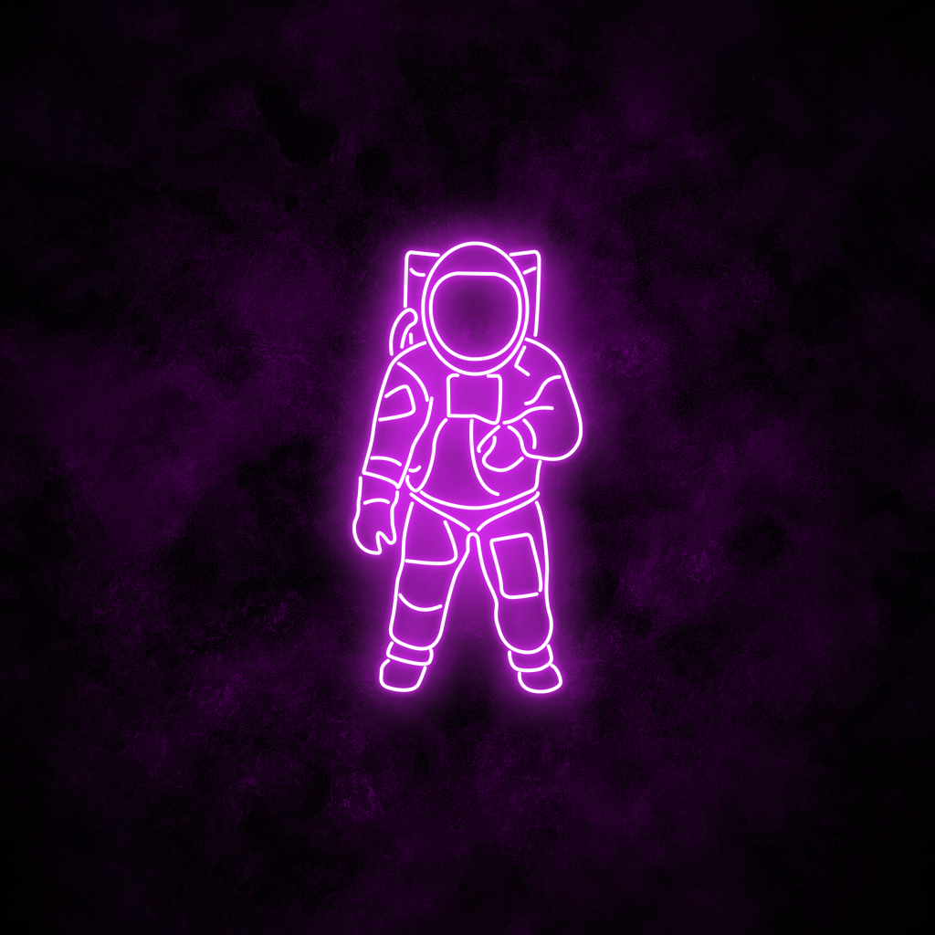 "Astronaut" Neon Sign