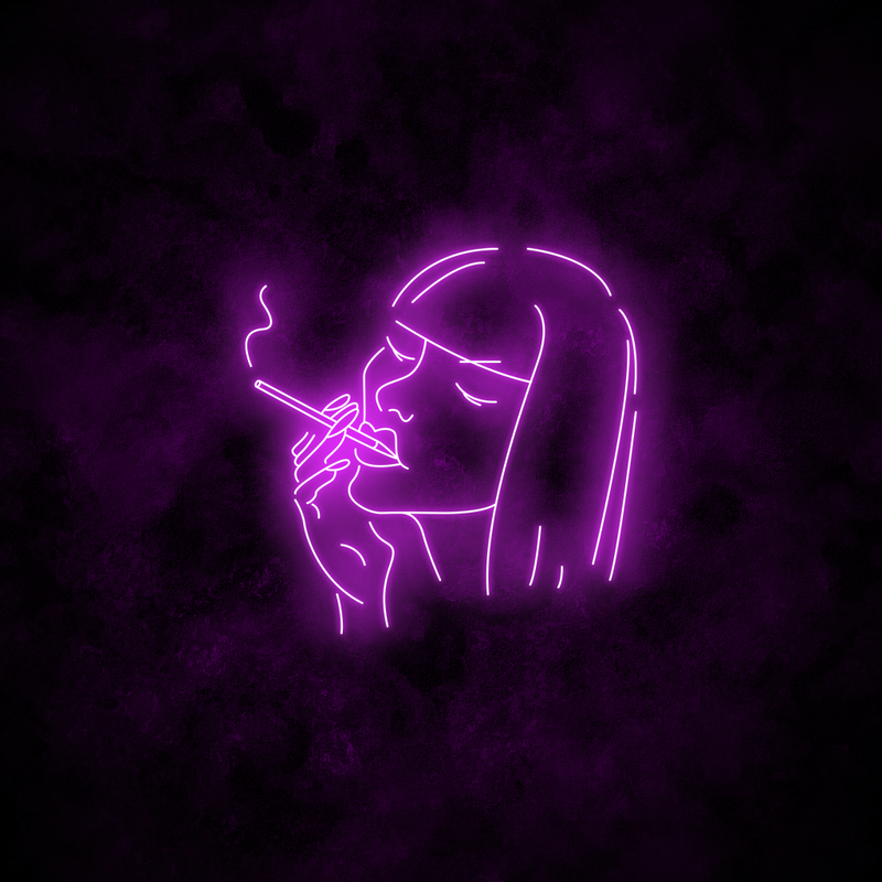 "Smoking" Neon Sign
