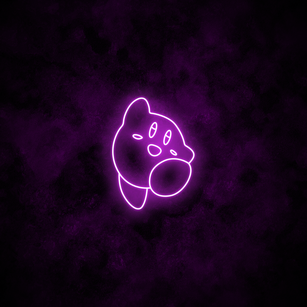 "Kirby" Neon Sign