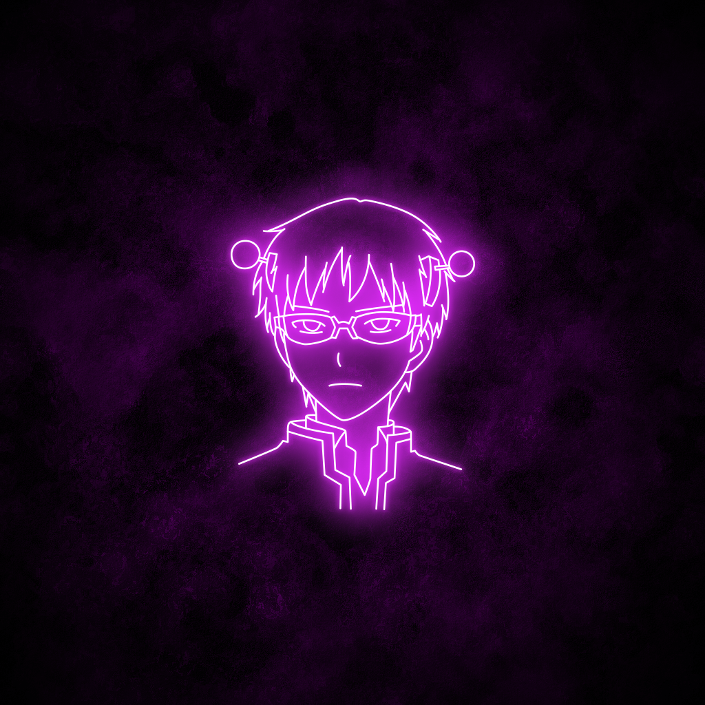 "Saiki K" Neon Sign