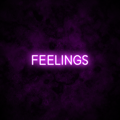 "FEELINGS" Neon Sign