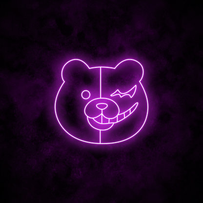 "Monokuma" Neon Sign
