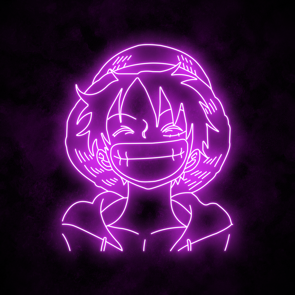 "Luffy" Neon Sign