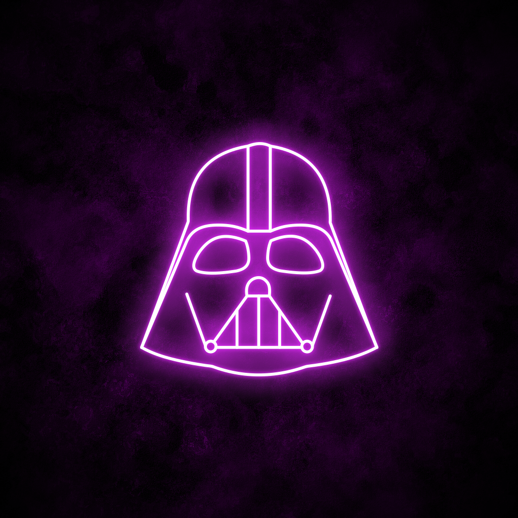 "Darth Vader" Neon Sign