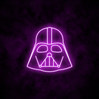 "Darth Vader" Neon Sign