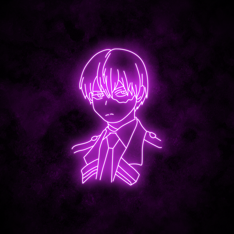 "Todoroki" Neon Sign