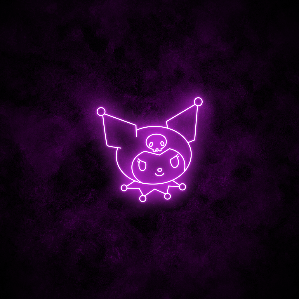 "Kuromi" Neon Sign