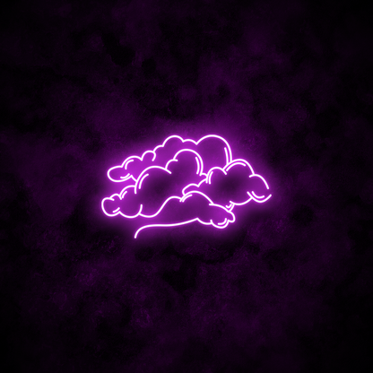 "Clouds" Neon Sign