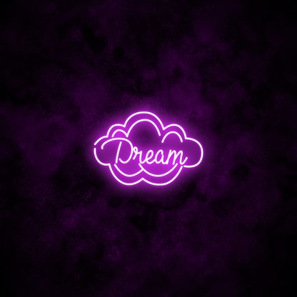 "Dream Cloud" Neon Sign