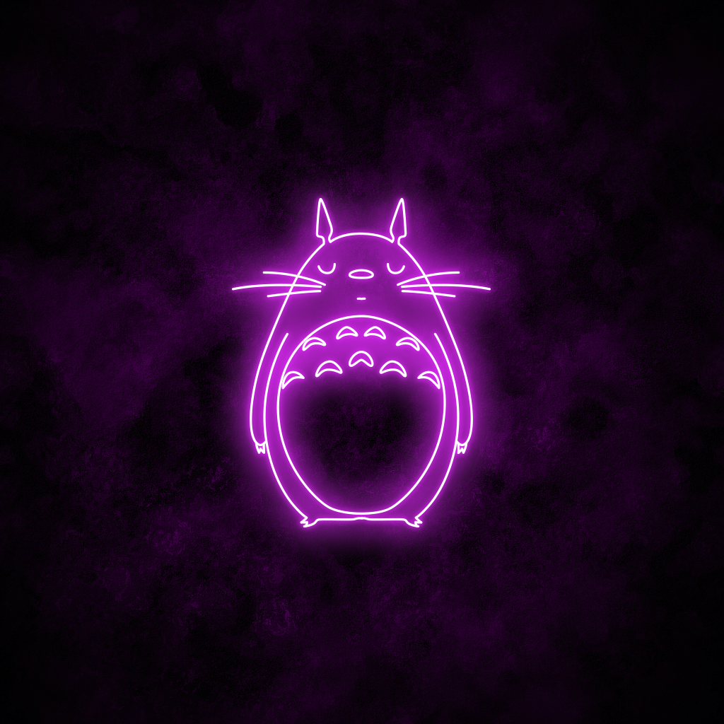 "Totoro" Neon Sign