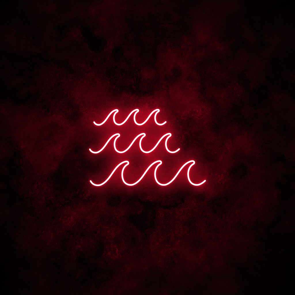 "Wave" Neon Sign
