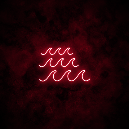 "Wave" Neon Sign