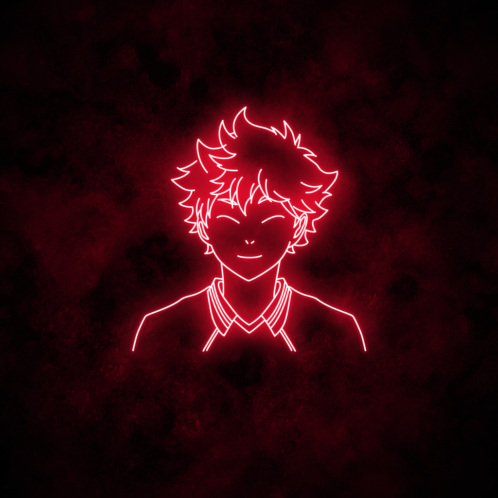 "Shoyo Hinata" Neon Sign