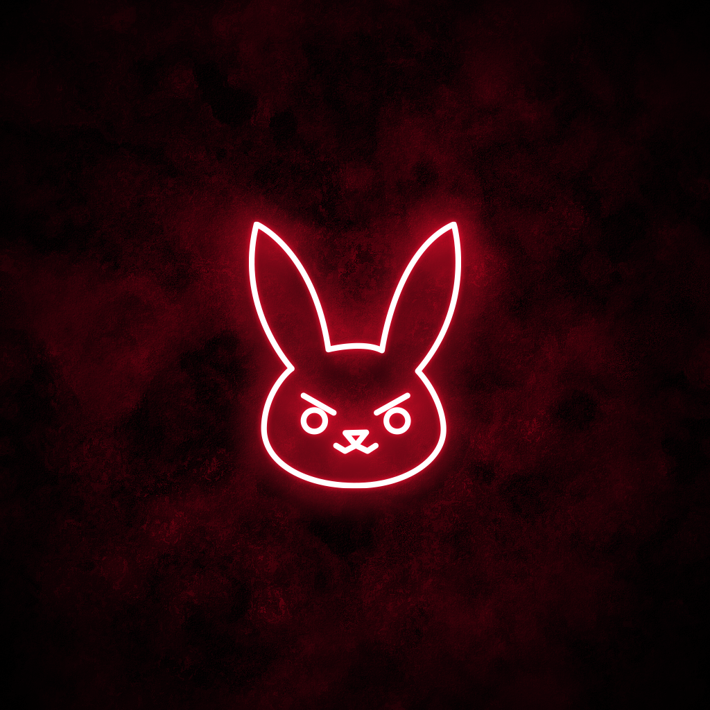 "D.Va Bunny" Neon Sign