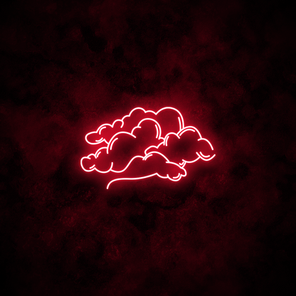 "Clouds" Neon Sign
