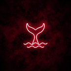 "Whale" Neon Sign