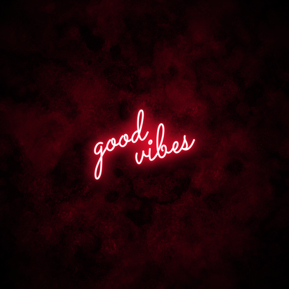 "Good Vibes" Neon Sign